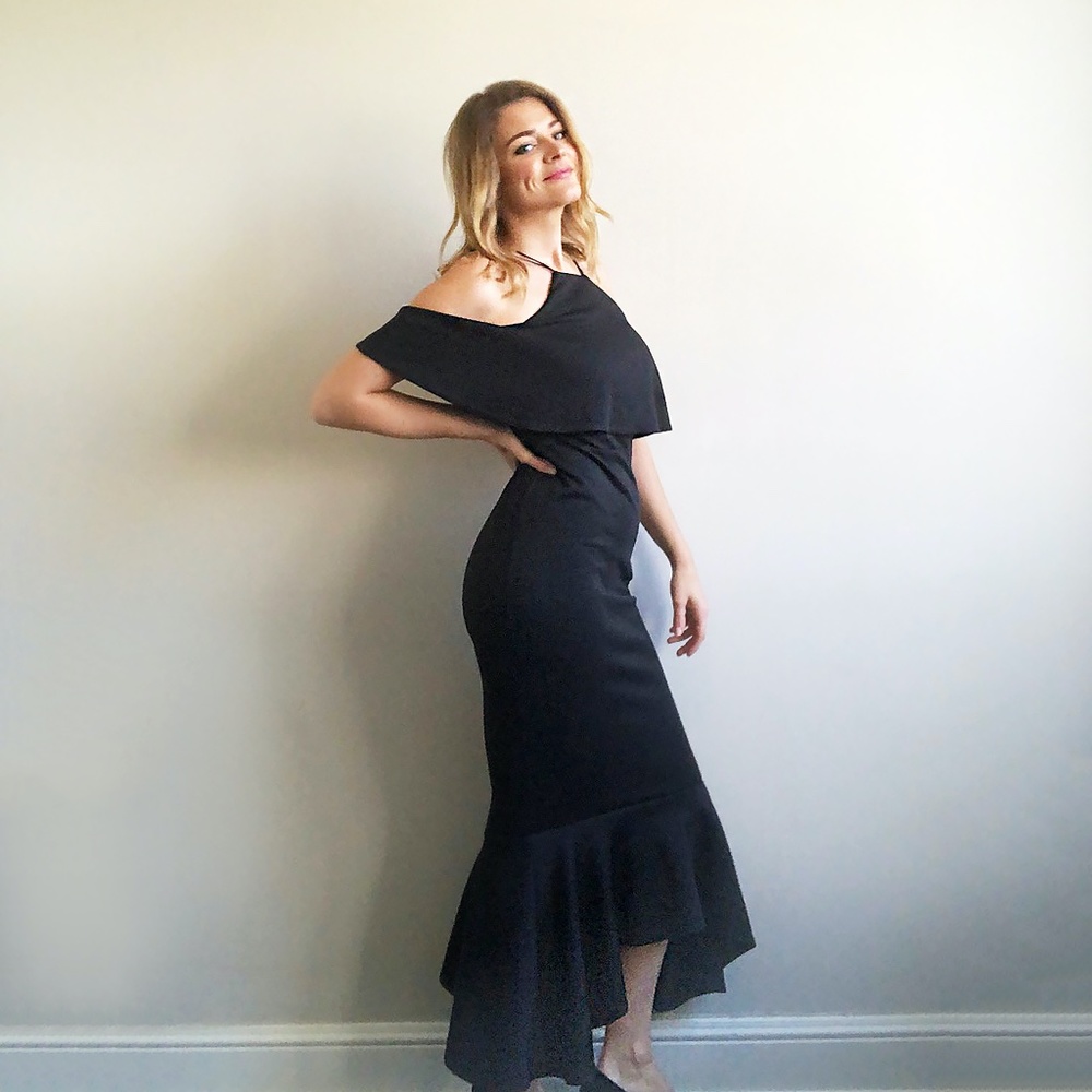 NWT Asos Tall Mermaid Scuba Dress